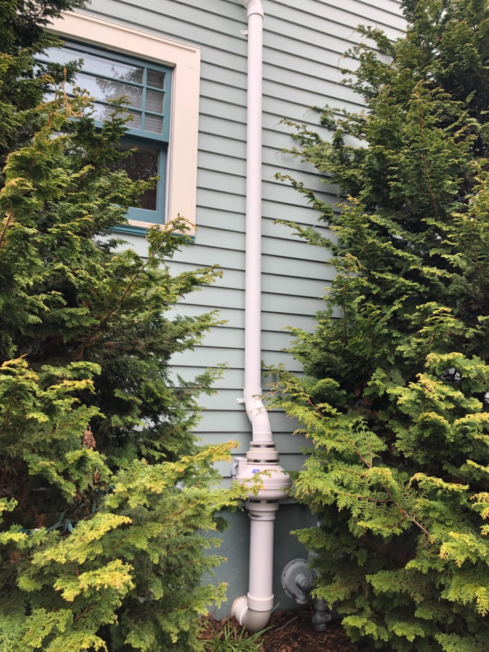 Radon Mitigation Fan Installed